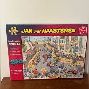 Jan van Haasteren Comic Puzzle 1000 Pieces The Soapbox Race Jumbo 200th Anniv